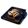 Corporate protection spells icon showcasing cowrie shells and an executive folder. Corporate Protection Spells