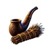 Home protection spells icon showcasing a traditional sacred herb bundle